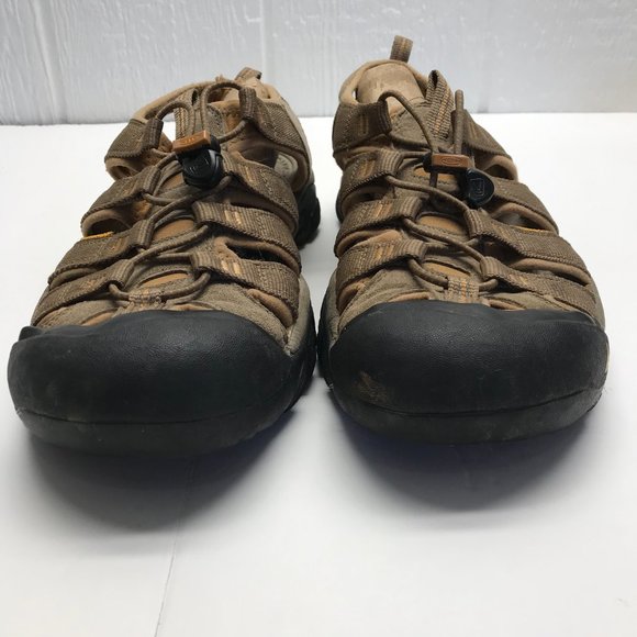 Keen Newport H2 Mens 12 Brown Leather Hiking Trail Water Beach Sandals Shoes main image 5
